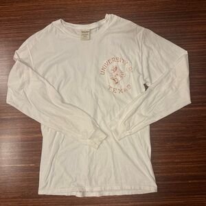 Comfort Wash long sleeved University of Texas tshirt Bevo Longhorns medium
